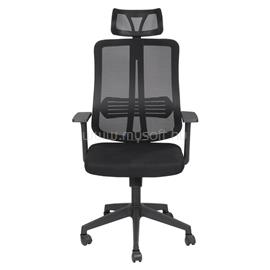 IRISOFFICE Felix fekete, ergonómikus, szövet-hálós irodai forgószék fejtámasszal IRISOFFICE_FELIX small