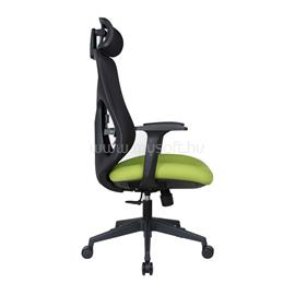 IRISOFFICE Mirage ergonómikus,  szövet-hálós irodai forgószék fej és háttámasszal (zöld/fekete) IRISOFFICE_MIRAGE_ZOLD_FEKETE small