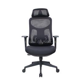 IRISOFFICE Mirage ergonómikus, szövet-hálós irodai forgószék fej és háttámasszal (fekete) IRISOFFICE_MIRAGE_FEKETE small