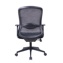 IRISOFFICE Solara szövet-hálós irodai forgószék fej és háttámasszal (fekete) IRISOFFICE_SOLARA_FEKETE small