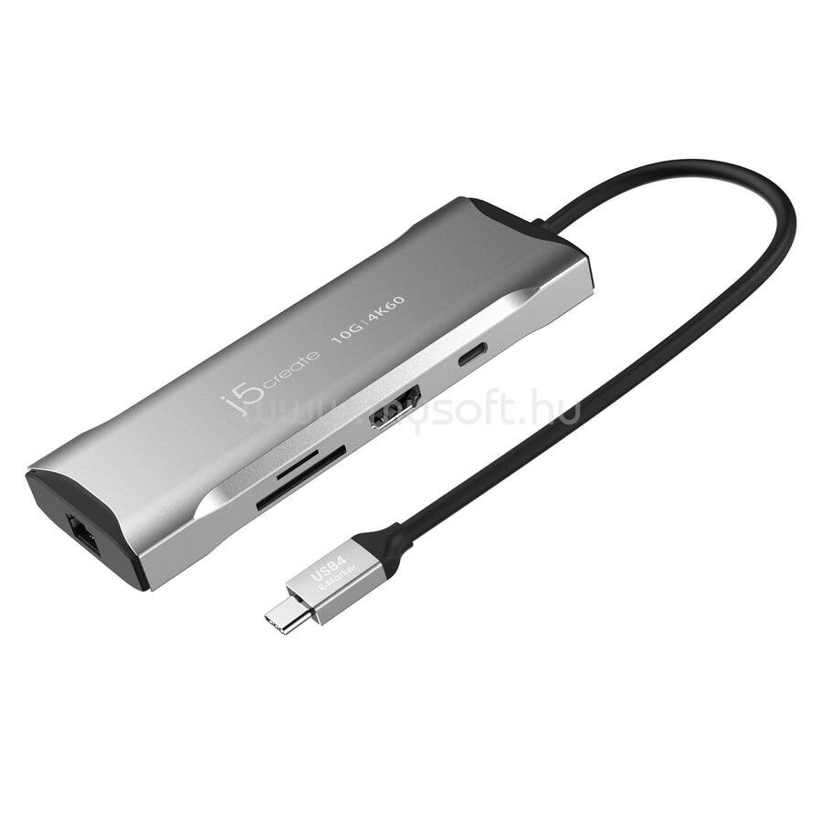 J5CREATE 4K60 Elite USB-C 10Gbps Mini Dock