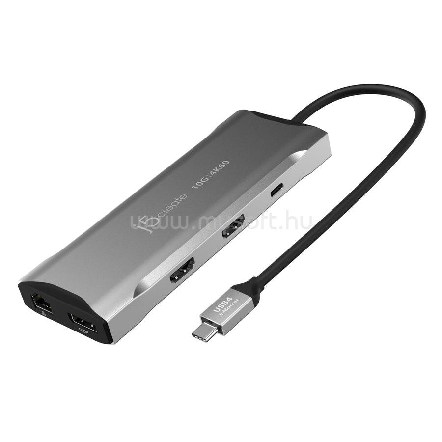 J5CREATE 4K60 Elite USB-C Triple-Monitor 10Gbps Mini Dock