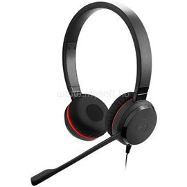 JABRA Evolve 30 II, Stereo MS, USB C/A adapter vezetékes headset (fekete-piros) 5399-823-369 small
