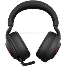 JABRA Evolve2 85 MS bluetooth fejhallgató SZTEREO v5.0, aktív zajszűrő + töltő állomás, FEKETE 28599-999-889 small