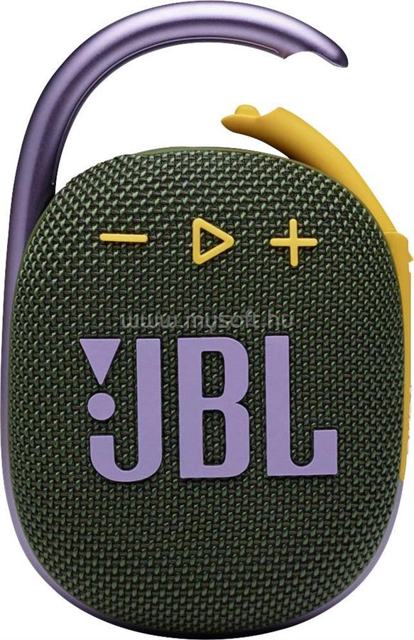 JBL Clip 4 bluetooth hangszóró, vízhatlan (zöld)