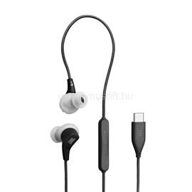 JBL Endurance Run 3 USB-C vezetékes mikrofonos fekete-szürke sport fülhallgató ENDURRUN3CWHT small