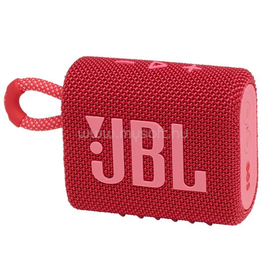 JBL Go 3 bluetooth hangszóró, vízhatlan (piros)