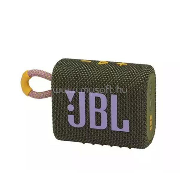 JBL Go 3 bluetooth hangszóró, vízhatlan (zöld)