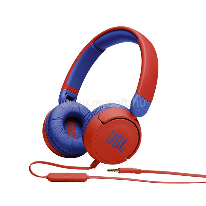 JBL JR310 RED gyerek fejhallgató (piros)