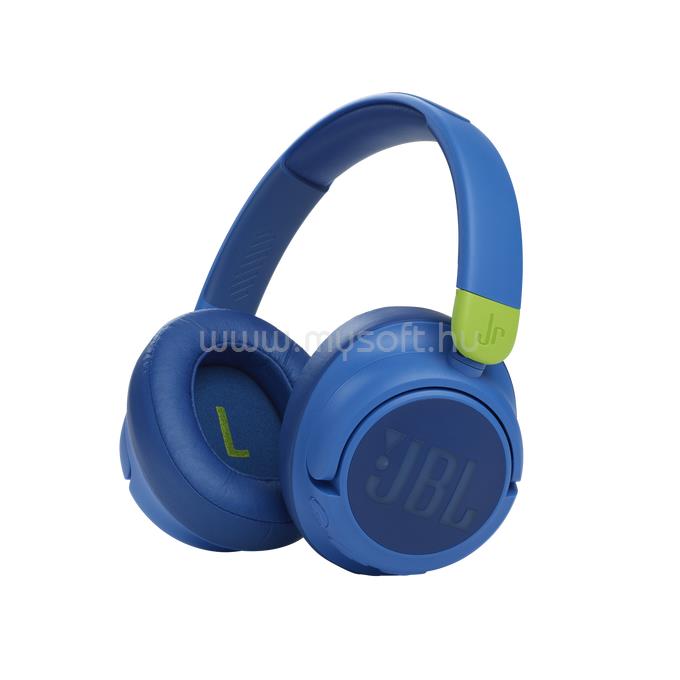 JBL JR460 NCBLU Bluetooth aktív zajszűrős gyerek fejhallgató (kék)