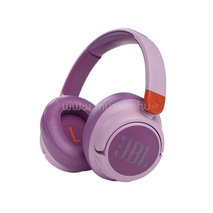 JBL JR460 NCPIK Bluetooth aktív zajszűrős gyerek fejhallgató (rózsaszín)