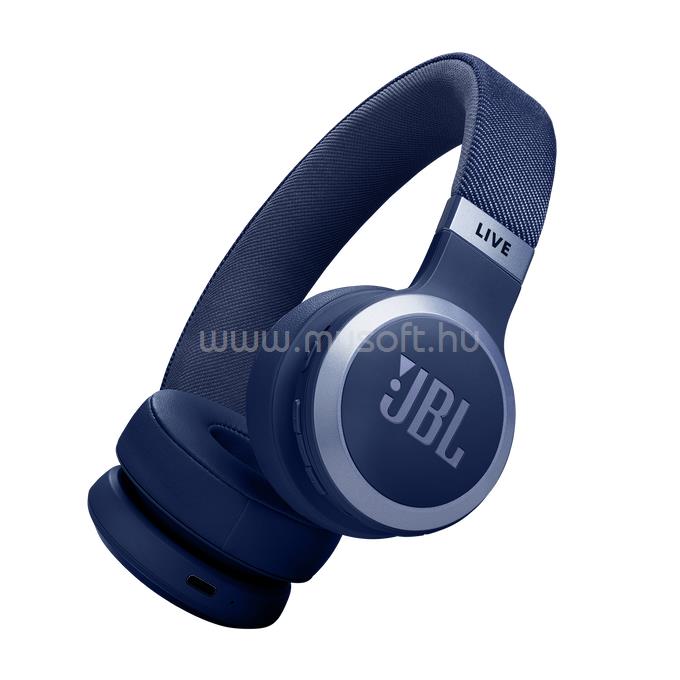 JBL LIVE 670 BTNC Bluetooth zajszűrős fejhallgató (kék)