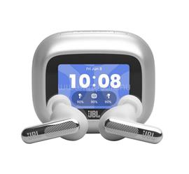 JBL JBL LIVE BEAM 4 bluetooth fülhallgató SZTEREO v6.0, LED kijelző + töltőtok, EZÜST JBLLIVEBEAM4SIL small