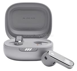 JBL LIVE FLEX bluetooth fülhallgató SZTEREO v5.3, IPX2 + töltőtok, EZÜST JBLLIVEFLEXSLV small