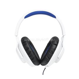 JBL Quantum 100P Console (Vezetékes, gaming fejhallgató levehető mikrofonnal), Fehér/Kék JBLQ100PWHTBLU small