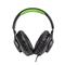JBL Quantum 100X Console (Vezetékes, gaming fejhallgató levehető mikrofonnal), Fekete/Zöld JBLQ100XBLKGRN small