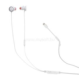 JBL Quantum 50 C vezetékes USB-C gamer fülhallgató (fehér) JBLQTUM50CWHT small