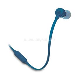 JBL T110 fülhallgató SZTEREO 3.5mm jack, lapos kábel, SÖTÉTKÉK JBLT110BLU small