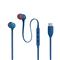 JBL T310C fülhallgató SZTEREO Type-C, lapos kábel, SÖTÉTKÉK JBLT310CBLU small
