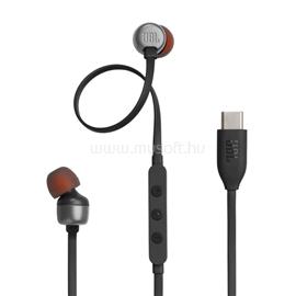 JBL T310 fülhallgató SZTEREO Type-C, lapos kábel, FEKETE JBLT310CBLK small