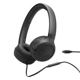 JBL Tune 530 USB-C vezetékes fekete fejhallgató JBLT530CBLK small