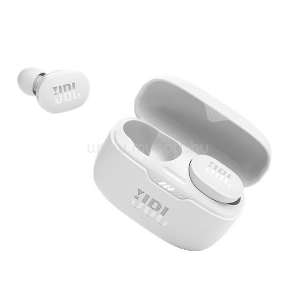 JBL Tune T130 True Wireless Bluetooth aktív zajszűrős fülhallgató (fehér)