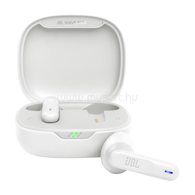 JBL Wave Flex True Wireless Bluetooth fülhallgató (fehér)