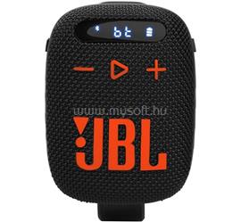 JBL WIND 3 bluetooth kerékpáros hangszóró (v5.0, 1050mAh belső akku, 5W, IP67, kormányra rögzíthető) FEKETE/NARANCS JBLWIND3SBA0 small