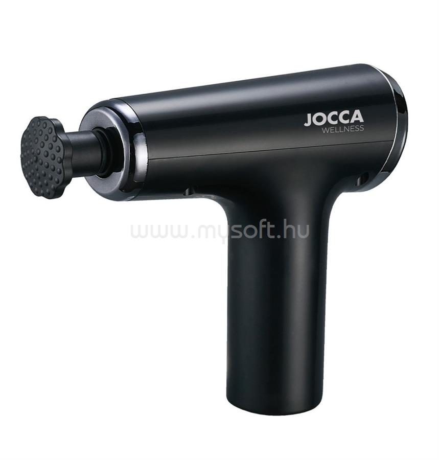 JOCCA 2399 akkumulátoros masszázspisztoly 4 féle maszírozó fejjel