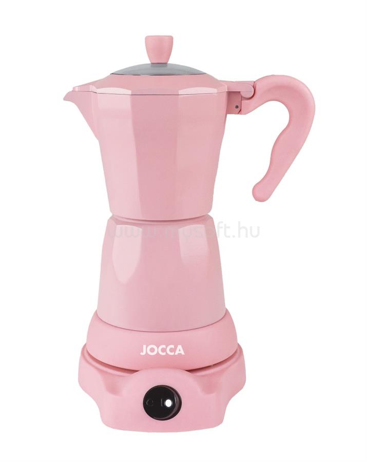 JOCCA 2482 6 csészés elektromos "olasz" kávéfőző (rózsaszín)