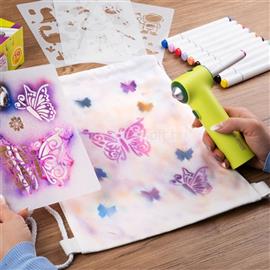 JOLLY Airbrush Textile 12 darabos kétvégű színes textilmarker készlet 4446-0015 small