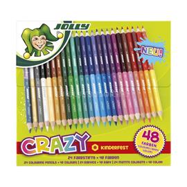 JOLLY Superstick Crazy 24 db/48 szín kétvégű színesceruza készlet 3000-0518 small