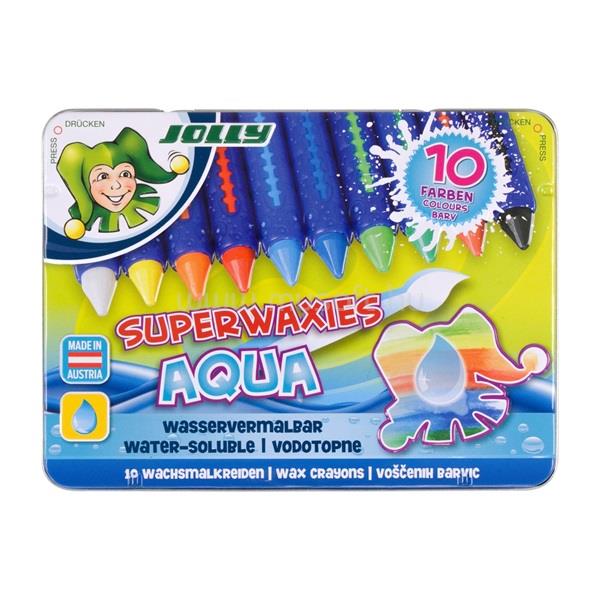 JOLLY Superwaxies Aquarell 10 darabos zsírkréta készlet