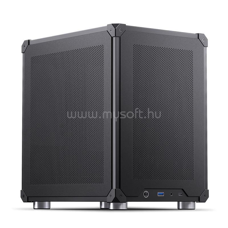 JONSBO C6 fekete (táp nélküli( ITX/M-ATX ház