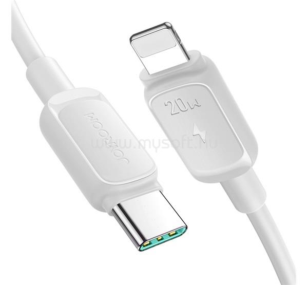 JOYROOM iPhone 14 Plus / 14 Pro Max / 14 Pro JOYROOM adatkábel Type-C - lightning, 120cm, FEHÉR