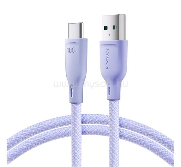 JOYROOM JOYROOM adatkábel USB - Type-C, 100cm, LILA