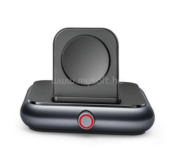JOYROOM Apple Watch Ultra 3 49mm / Series 11 46mm JOYROOM asztali töltő 5W, Apple Watch töltő + Type-C tápkábel, FEKETE