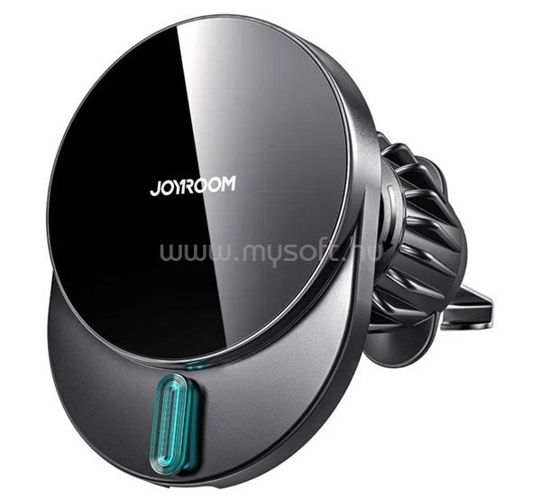JOYROOM JOYROOM autós tartó szellőzőre, LED jelzés, FEKETE