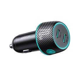 JOYROOM JOYROOM autós töltő 2 Type-C aljzat 70W, LED jelzés, FEKETE JOYROOM_JR-CCN02 small