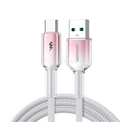 JOYROOM JOYROOM CRYSTAL-CLEAR adatkábel USB - Type-C, 120cm, FEHÉR JOYROOM_S-A42_U_C_W small