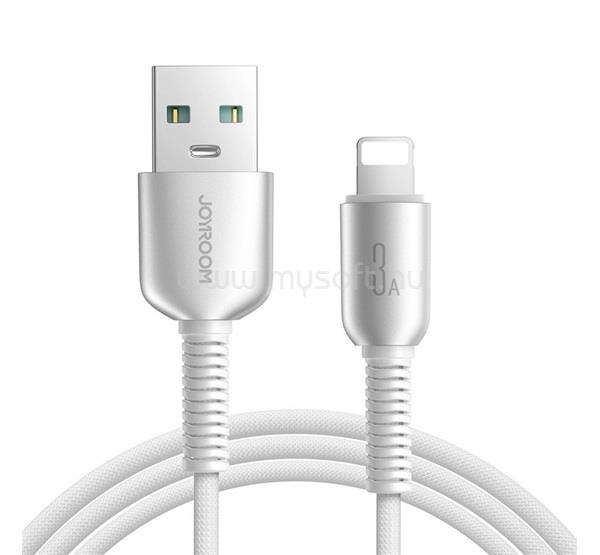 JOYROOM iPhone 14 Plus / 14 Pro Max / 14 Pro JOYROOM CUTTING-EDGE adatkábel USB - lightning, 120cm, SZÜRKE