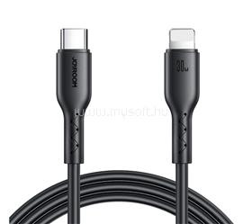 JOYROOM iPhone 14 Plus / 14 Pro Max / 14 Pro JOYROOM FLASH-CHARGE SERIES adatkábel Type-C - lightning, 100cm, FEKETE JOYROOM_SA26-CL3_USB-C_/_LIGHTNING_100_B small