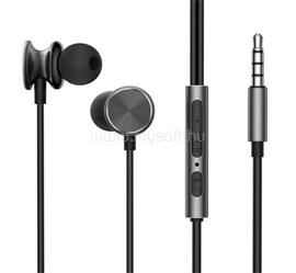 JOYROOM fülhallgató SZTEREO 3.5mm jack, hangerőszabályzó, SÖTÉTSZÜRKE JOYROOM_JR-EW03_G small