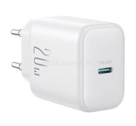 JOYROOM JOYROOM hálózati töltő Type-C aljzat 20W, PD gyorstöltő, FEHÉR JOYROOM_JR-TCF20_WHITE small