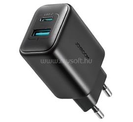 JOYROOM JOYROOM hálózati töltő USB+Type-C aljzat 25W, PD gyorstöltő 3.0, FEKETE JOYROOM_JR-TCF13 small