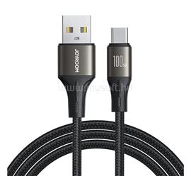 JOYROOM JOYROOM LIGHT-SPEED adatkábel USB - Type-C, 120cm, FEKETE JOYROOM_SA25-AC6_B small