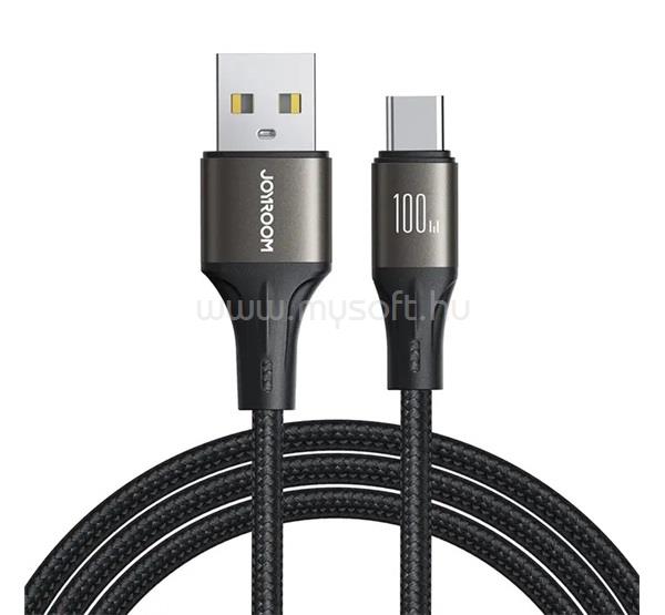 JOYROOM JOYROOM LIGHT-SPEED adatkábel USB - Type-C, 120cm, FEKETE