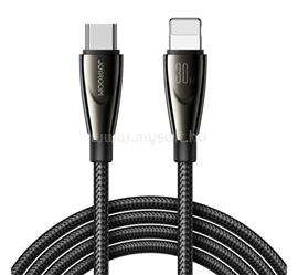 JOYROOM iPhone 14 Plus / 14 Pro Max / 14 Pro JOYROOM PIONEER adatkábel Type-C - lightning, 120cm, FEKETE JOYROOM_SA31-CL3_30 small