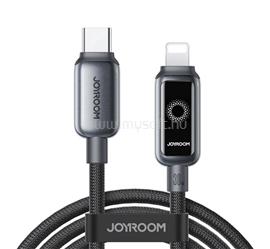 JOYROOM iPhone 14 Plus / 14 Pro Max / 14 Pro JOYROOM STARFLIGHT A55 adatkábel Type-C - lightning, 120cm, FEKETE JOYROOM_S-A55_C-L_30W_1.2M_BLACK small