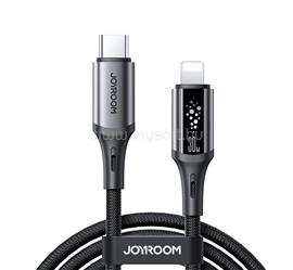 JOYROOM iPhone 14 Plus / 14 Pro Max / 14 Pro JOYROOM STARFLIGHT A60 adatkábel Type-C - lightning, 120cm, FEKETE JOYROOM_S-A60_C-L_30W_1.2M_BLACK small